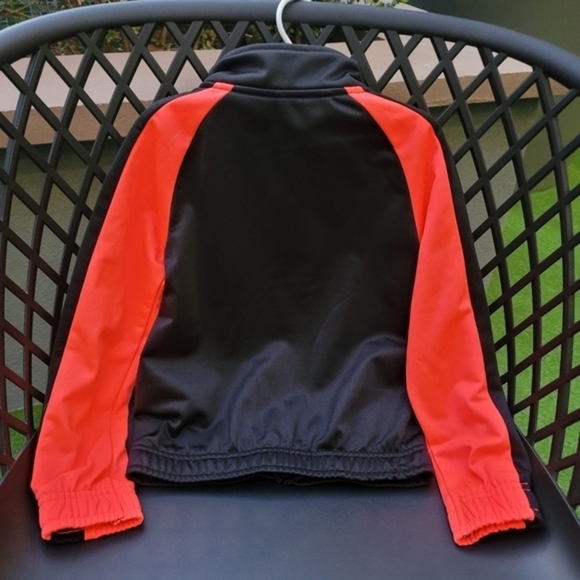 PUMA Kids Zip-Up Track Jacket in Black & Salmon – Little Legend Edition 4T - Picture 3 of 13